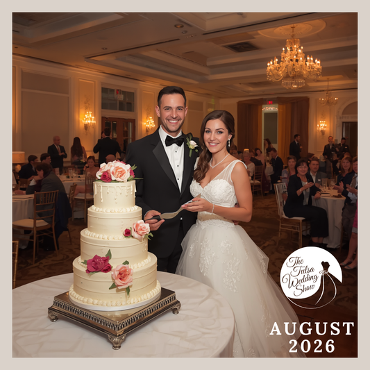 Your wedding cake is both a centerpiece and