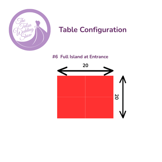 #4b Summer 2026 Early Bird until March 31, 2026 / Full Island at Entrance Vendor Package – 20x20’ Booth |  Regular Price $4,825  Early Bird $4,525